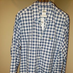 Mens Lacoste Button Down Shirt